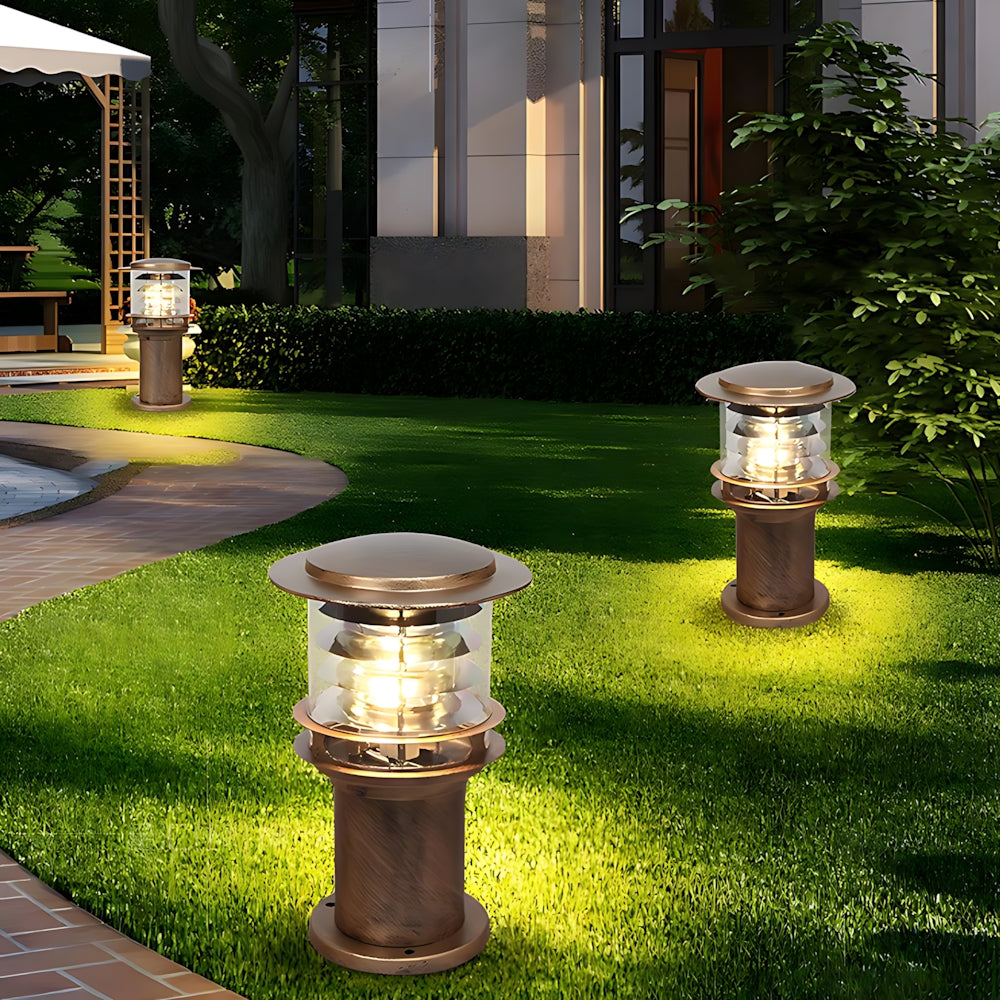 Außenleuchte Aluminium Gartenlampe Stehend Wegbeleuchtung IP65 Einfahrt Garten Villa | Sansoti
