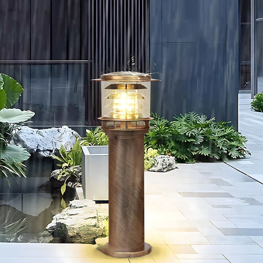 Außenleuchte Aluminium Gartenlampe Stehend Wegbeleuchtung IP65 Einfahrt Garten Villa | Sansoti