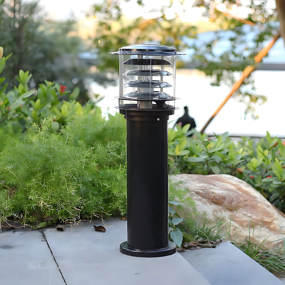Außenleuchte Aluminium Gartenlampe Stehend Wegbeleuchtung IP65 Einfahrt Garten Villa | Sansoti