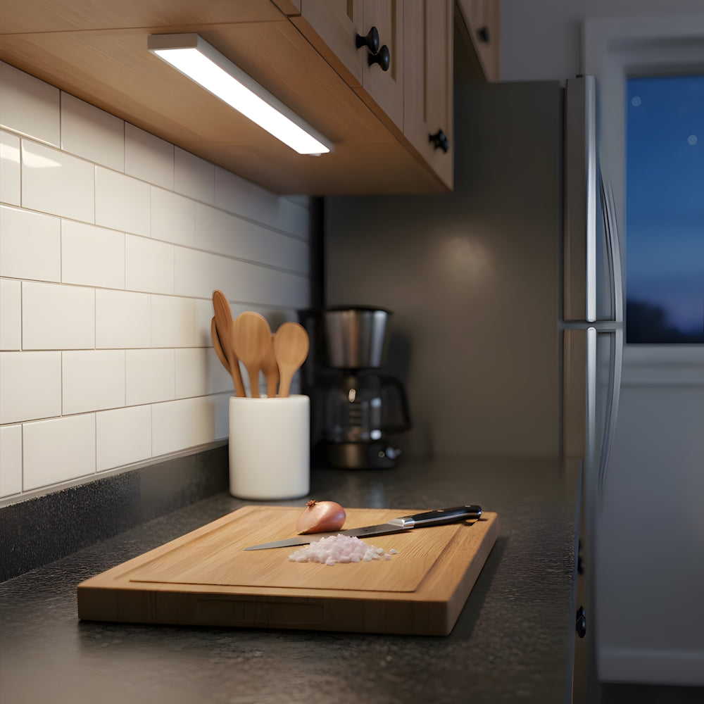 Under Cabinet Wall Lamp Rechargeable Wireless LED Bedroom Hall Kitchen Cabinet Lighting Indoor | Sansoti