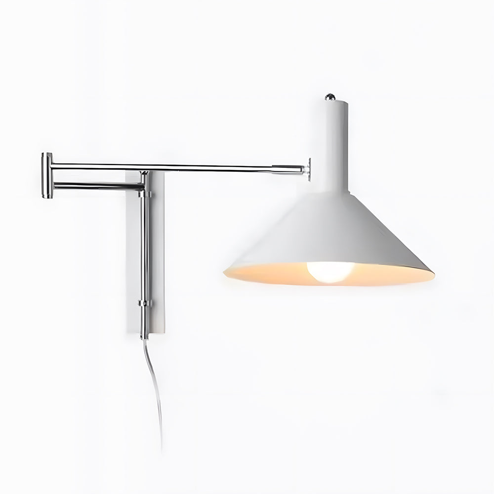 Wall Lamp Swiveling 360 Degrees Metal E27 Bed Lamp Living Room Bedroom Modern | Sansoti