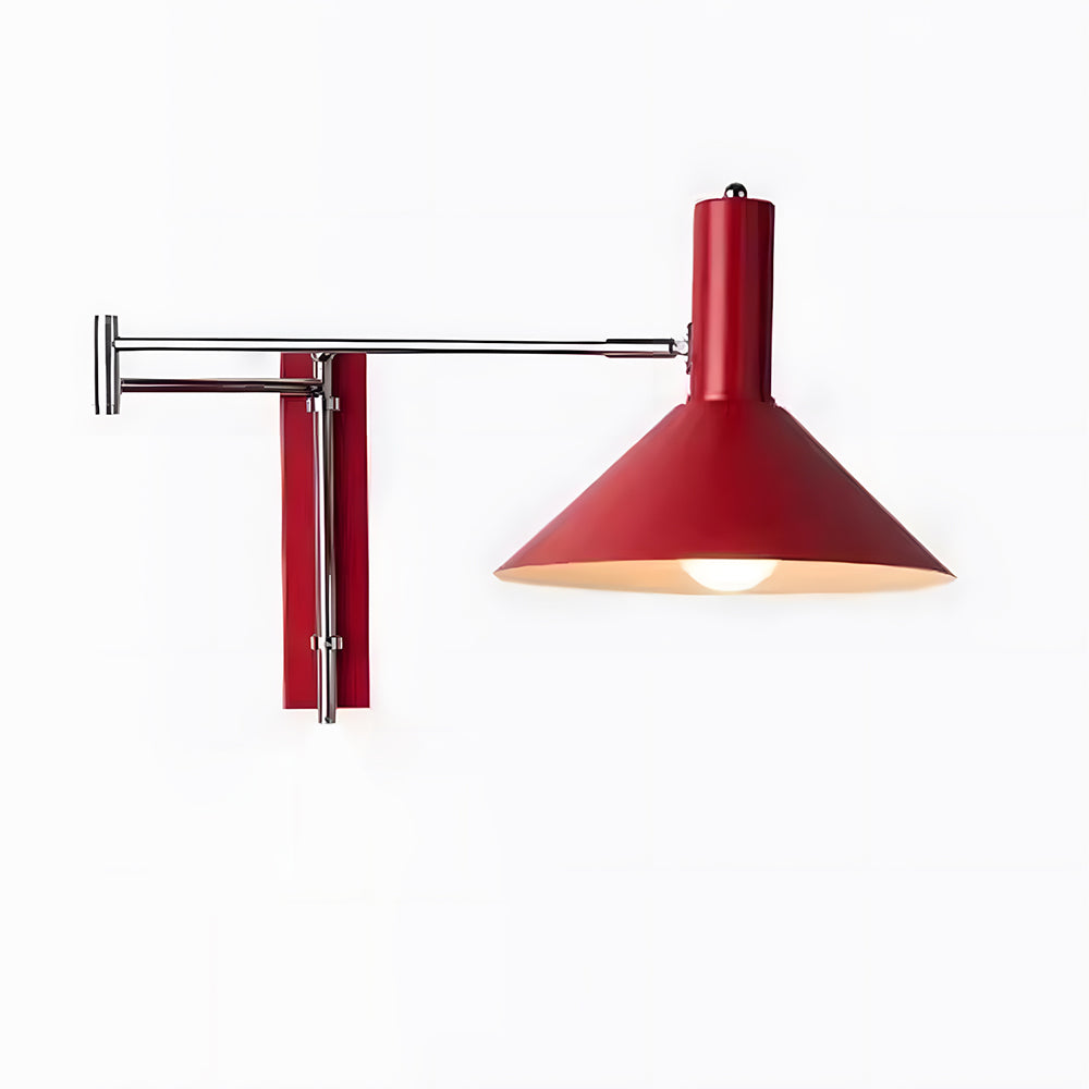 Wall Lamp Swiveling 360 Degrees Metal E27 Bed Lamp Living Room Bedroom Modern | Sansoti