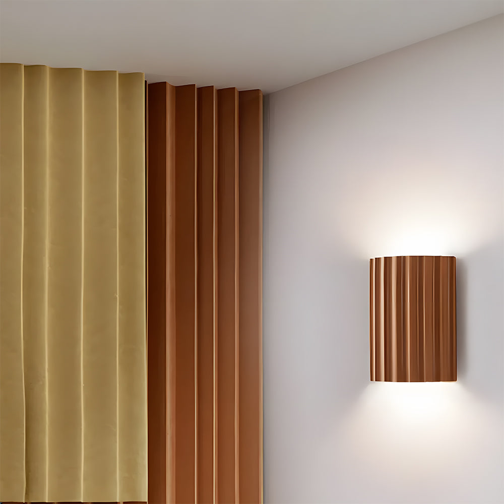 Wandleuchte Resin Halbrund Minimalistisch G9 LED Schlafzimmer Flur Wohnzimmer Modern | Sansoti