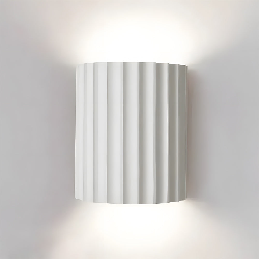 Wandleuchte Resin Halbrund Minimalistisch G9 LED Schlafzimmer Flur Wohnzimmer Modern | Sansoti