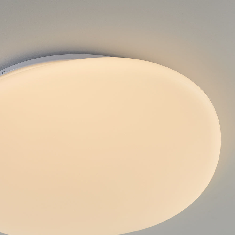 LED Ceiling Light Organic Pebble Shape Metal White Light 3 Light Modes Living Room Bedroom Dining Room | Sansoti