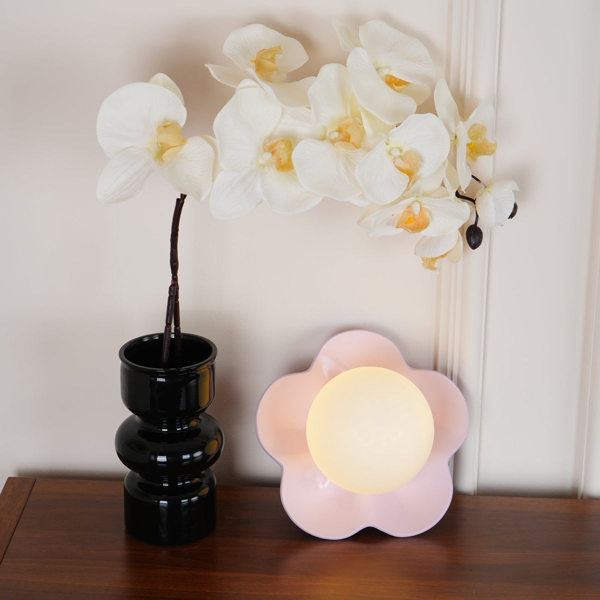 Wandlamp Bloemblaadjes Design Hars Glas G9 Fitting Dimbaar Woonkamer Slaapkamer 3 Kleuren Sfeervol Licht | Sansoti