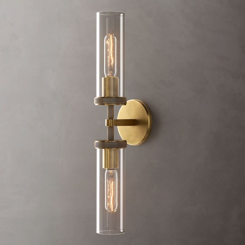 Wandlamp Kristalglas Messing Dimbaar E26 Fitting Woonkamer Slaapkamer Gang Verticaal Horizontaal Montage | Sansoti