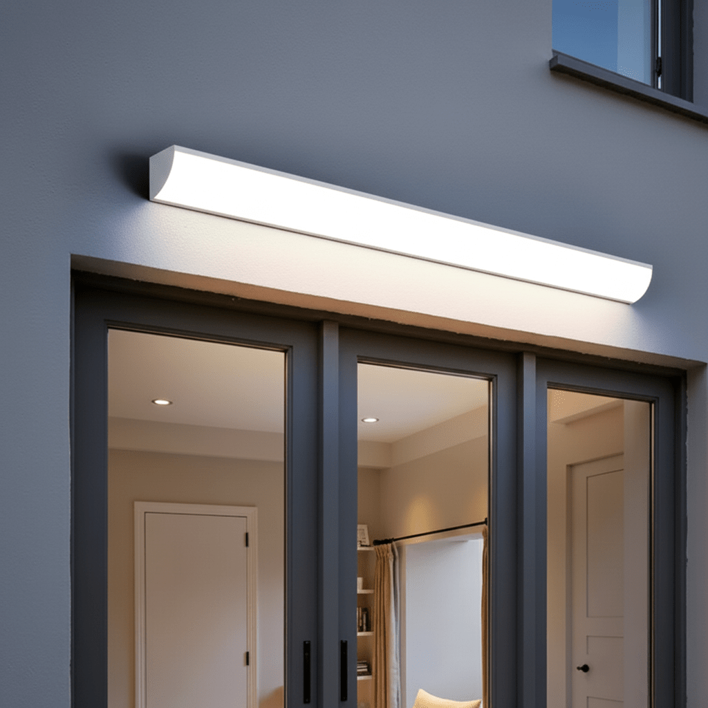 LED-Außenwandleuchte, wasserdicht nach IP65, aus Aluminium, modernes Design, Beleuchtung für Garten, Terrasse, Eingangsbereich und Außenwand | Sansoti