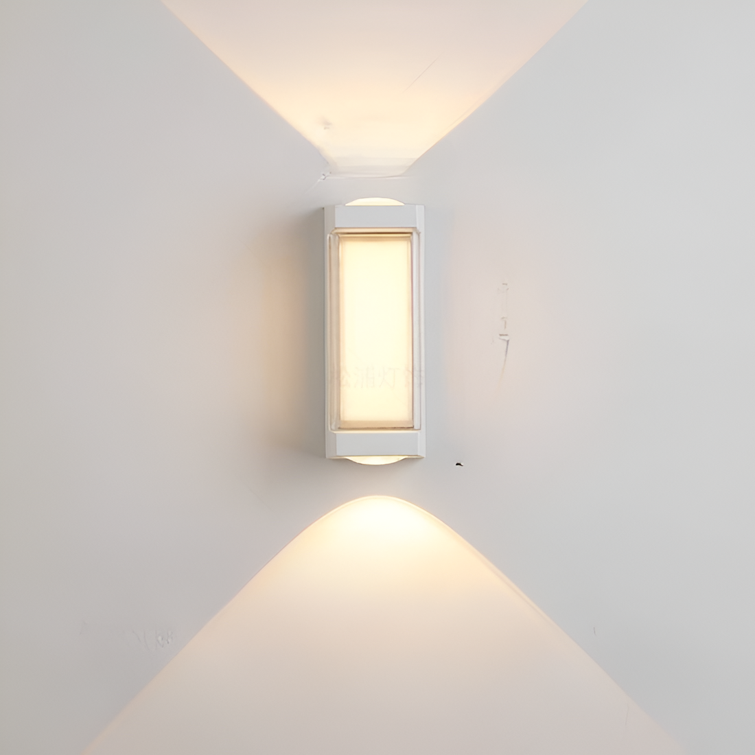 Lámpara exterior LED up down IP65 impermeable negra blanca para fachada 10W | Sansoti