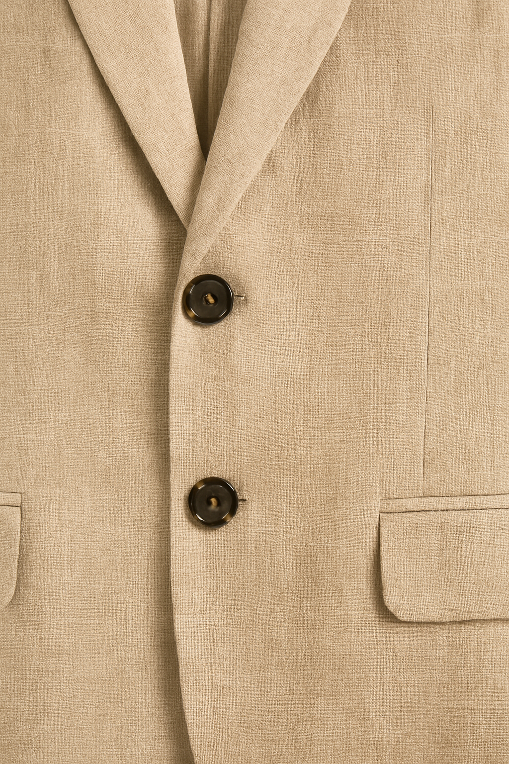 Tweedelig Linnen Herenkostuum Slim Fit Zomer Bruiloft Business Comfortabel Ademend 70% Linnen 30% Katoen | Sansoti