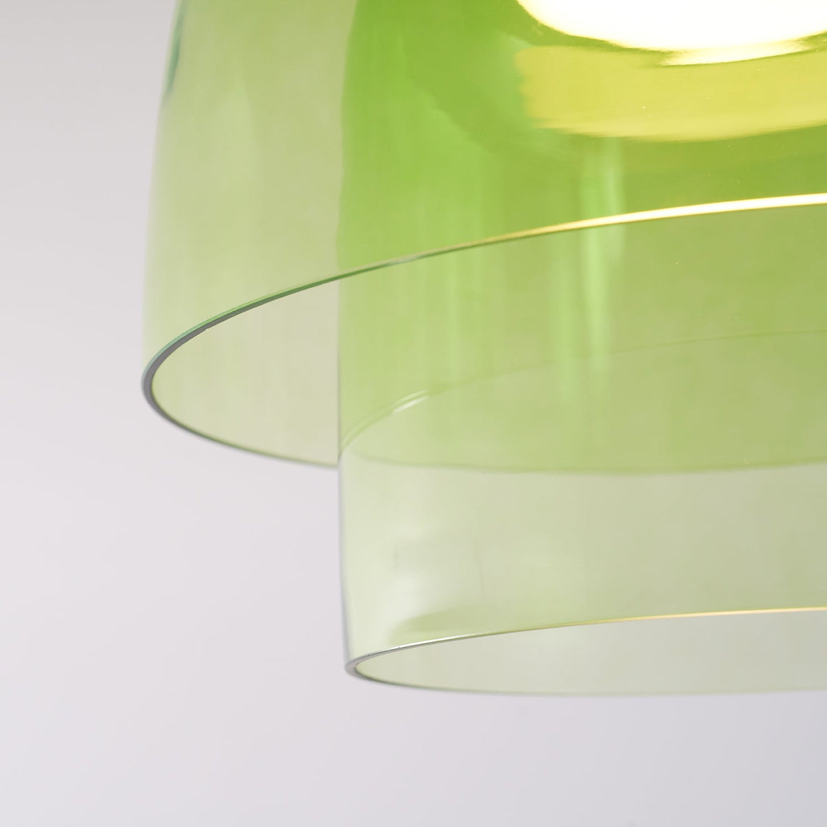 Multi-Layered Glass Ceiling Lamp — Modern Design Lighting for Bedroom and Living Room | Sansoti
