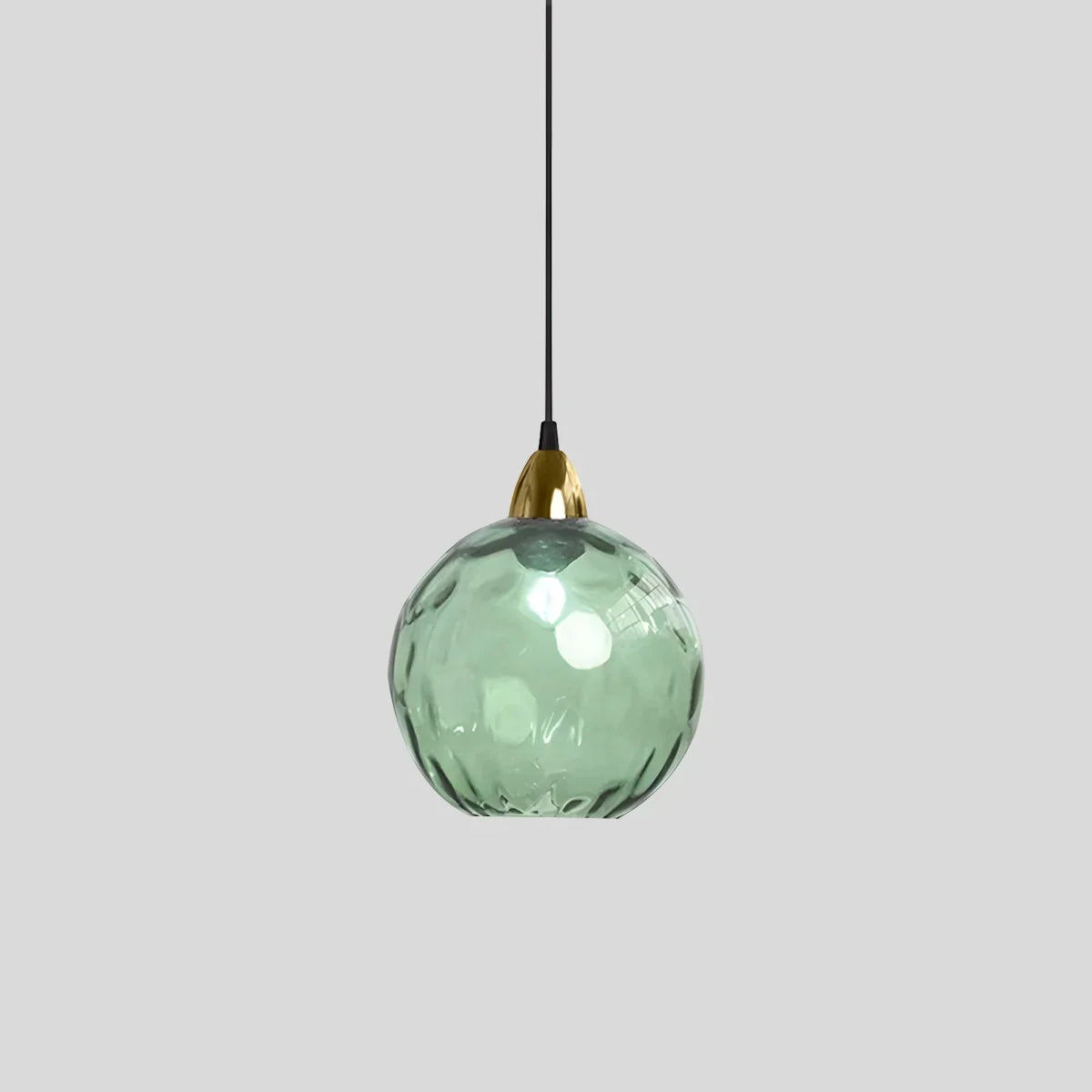 Hanglamp Glas E26 20 cm Grijs Eettafel Woonkamer Slaapkamer Rookglas Bollamp Pendellamp Sfeerverlichting | Sansoti