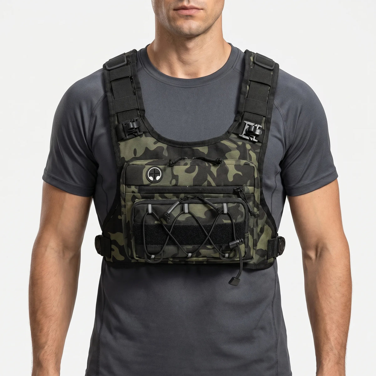 Hardloopvest met Opbergvakken voor Telefoon Sleutels Drinkfles Verstelbare Sporttas Running Hydration Vest | Sansoti