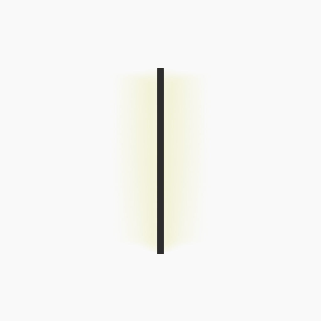 Linear LED Wall Light Aluminum Dimmable Black White Modern Slim Design Bedroom Living Room Ambient Lighting | Sansoti