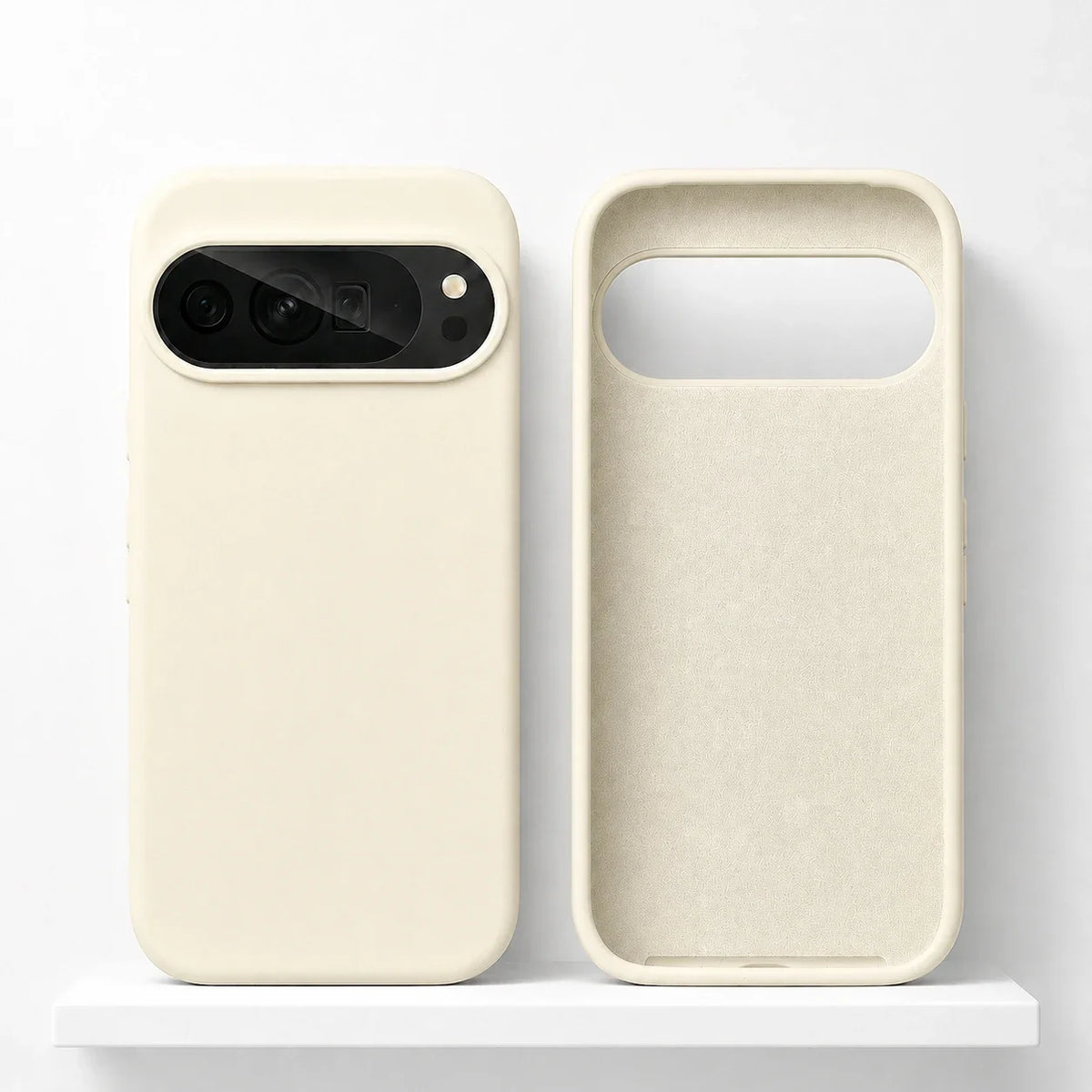 Flüssigsilikon-Telefonhülle für Google Pixel, Schutzhülle, kompatibel mit kabellosem Laden, stoßfest | Sansoti