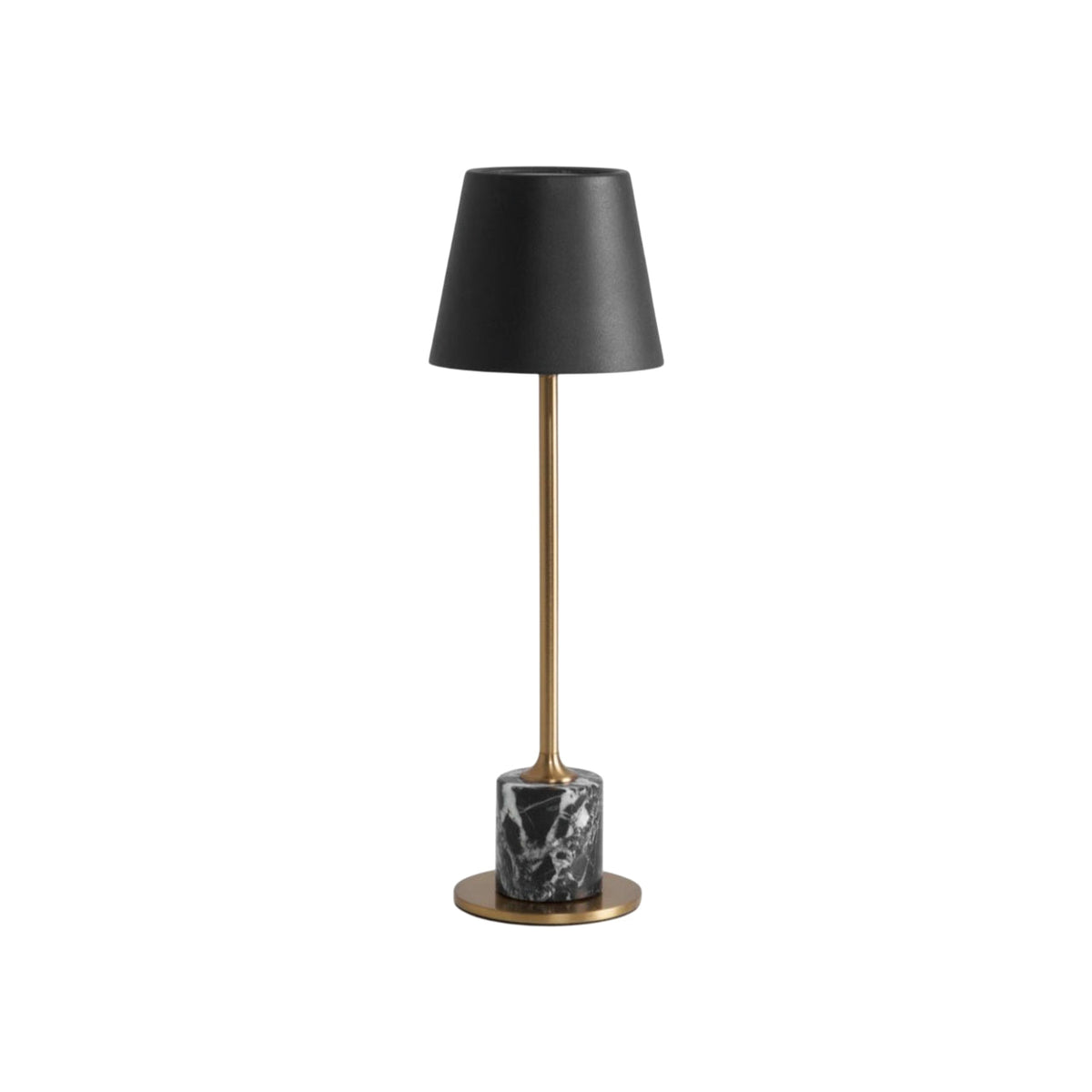 Portable Mini Table Lamp on Battery with Marble Base Ø10cm | Sansoti