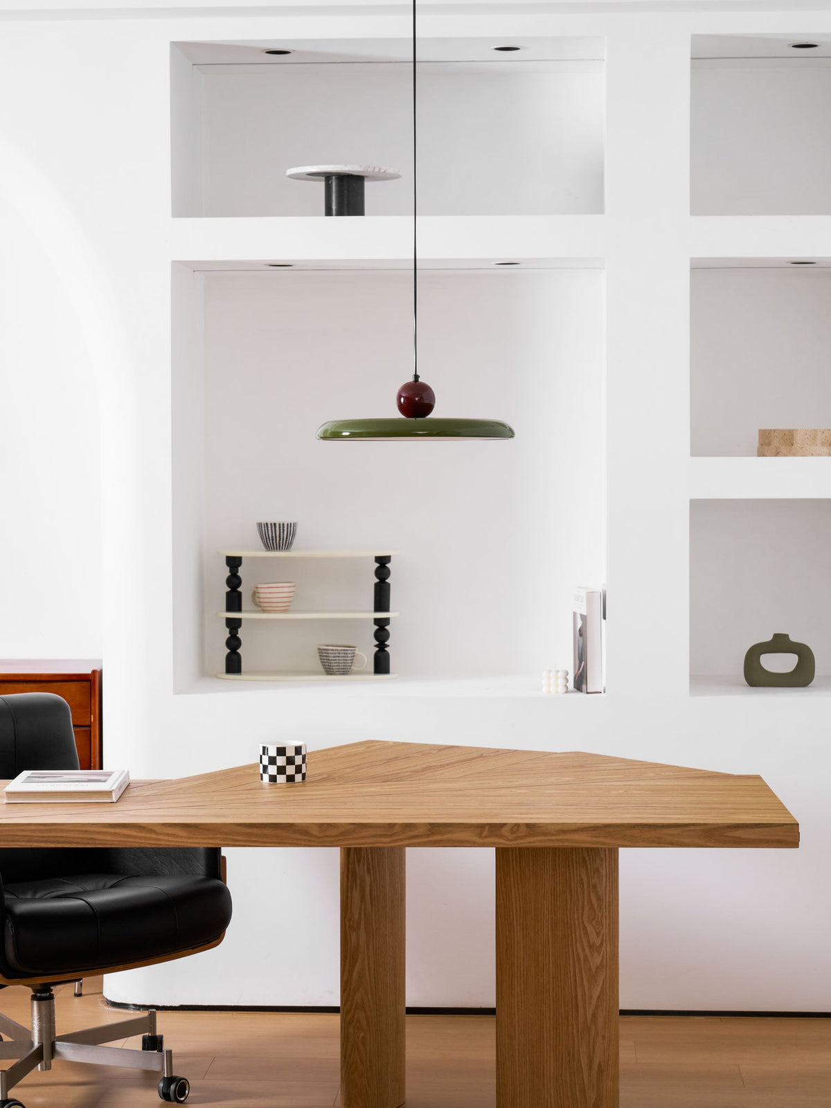Runde Hängeleuchte mit strahlendem Scheiben-Design, dimmbar, 3 Farben, 450cm Kabel, skandinavisches Interieur, Rot, Grün, Beige | Sansoti