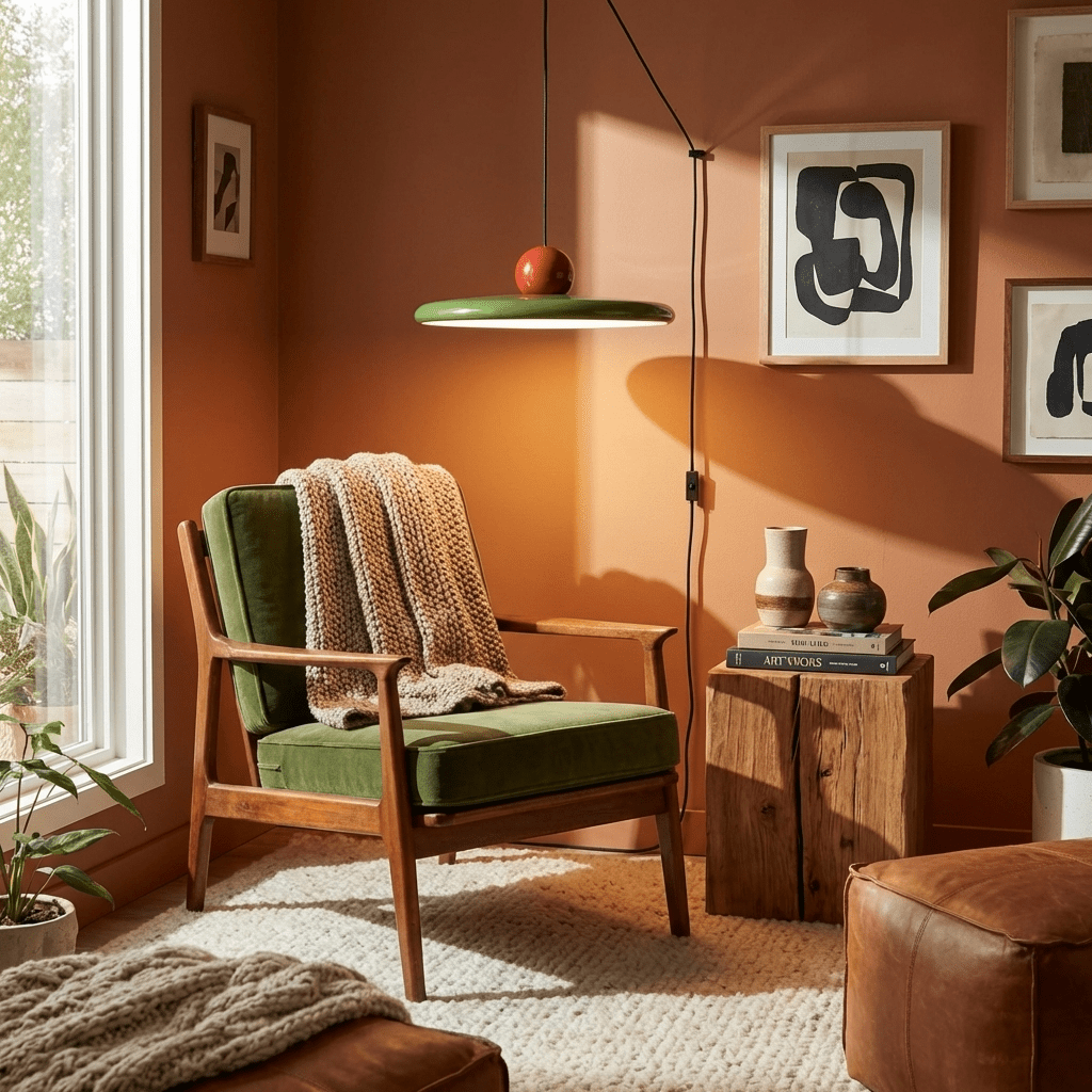 Runde Hängeleuchte mit strahlendem Scheiben-Design, dimmbar, 3 Farben, 450cm Kabel, skandinavisches Interieur, Rot, Grün, Beige | Sansoti