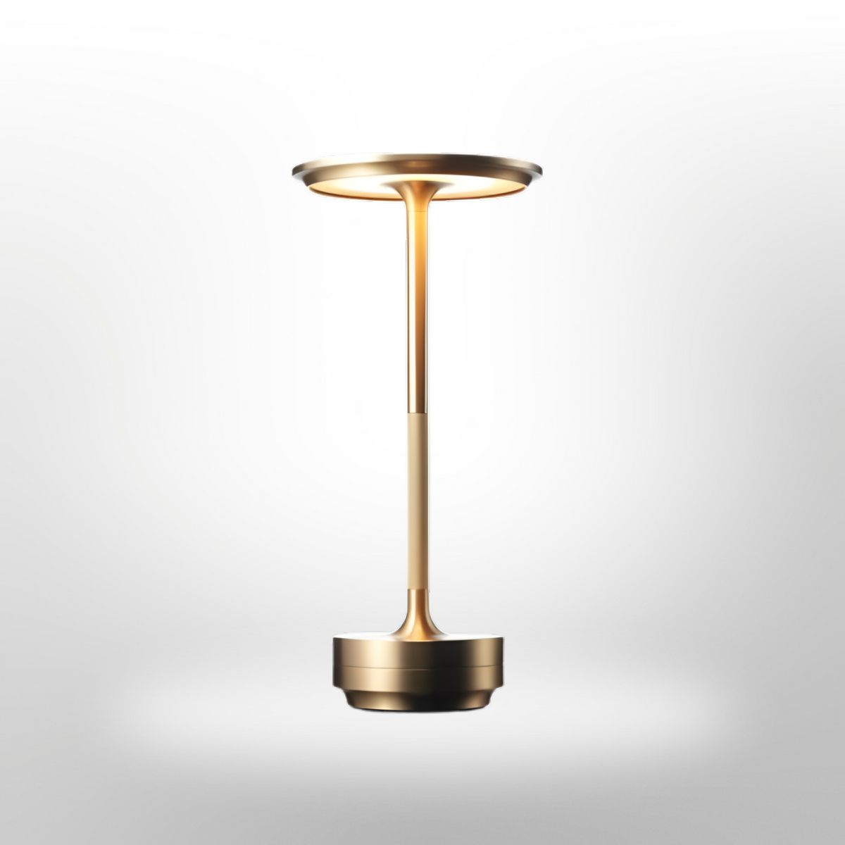 Wireless Table Lamp with Touch Dimming – Luxury Rechargeable LED Table Lamp, Cordless & Ambient Lighting for Living Room and Bedroom