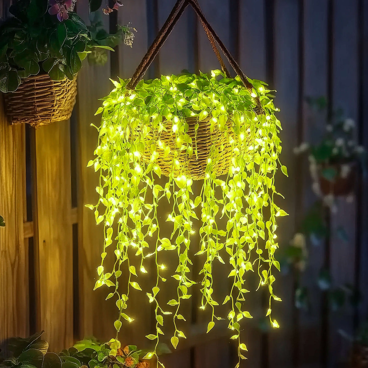 LED-Slinger Kunstplant met Verlichting 3 Meter Warmwit voor Binnen | Sansoti