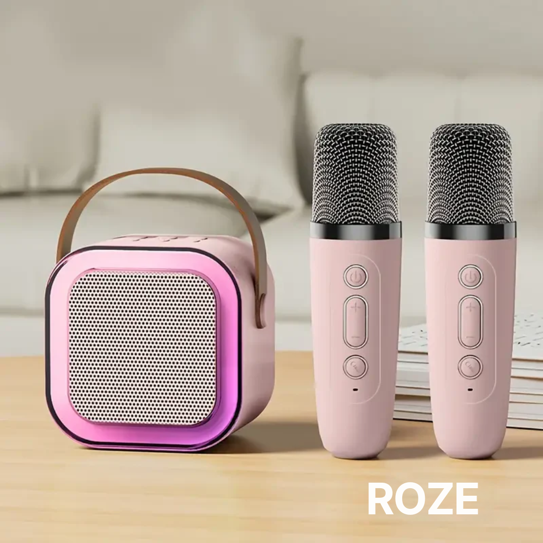 Wireless Children's Microphone with Bluetooth Speaker for Singing, Karaoke, Home Parties, and Playing Music for Children | Sansoti