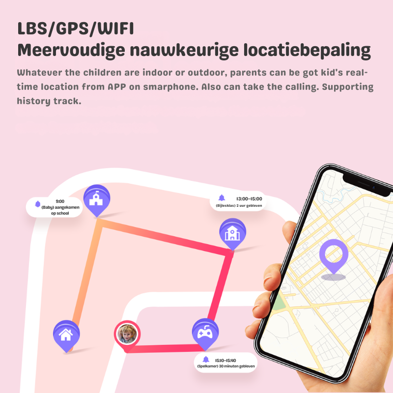 Smartwatch dla dzieci z lokalizatorem GPS i przyciskiem SOS - wideorozmowy 4G, lokalizacja, wodoodporny zegarek | Sansoti
