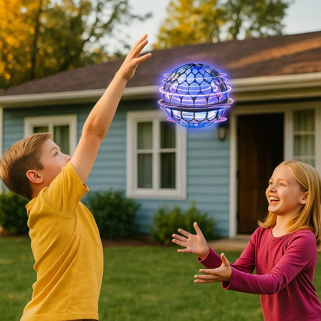 Floating Game Ball with LED Light – Flying Ball for Indoor and Outdoor | Sansoti