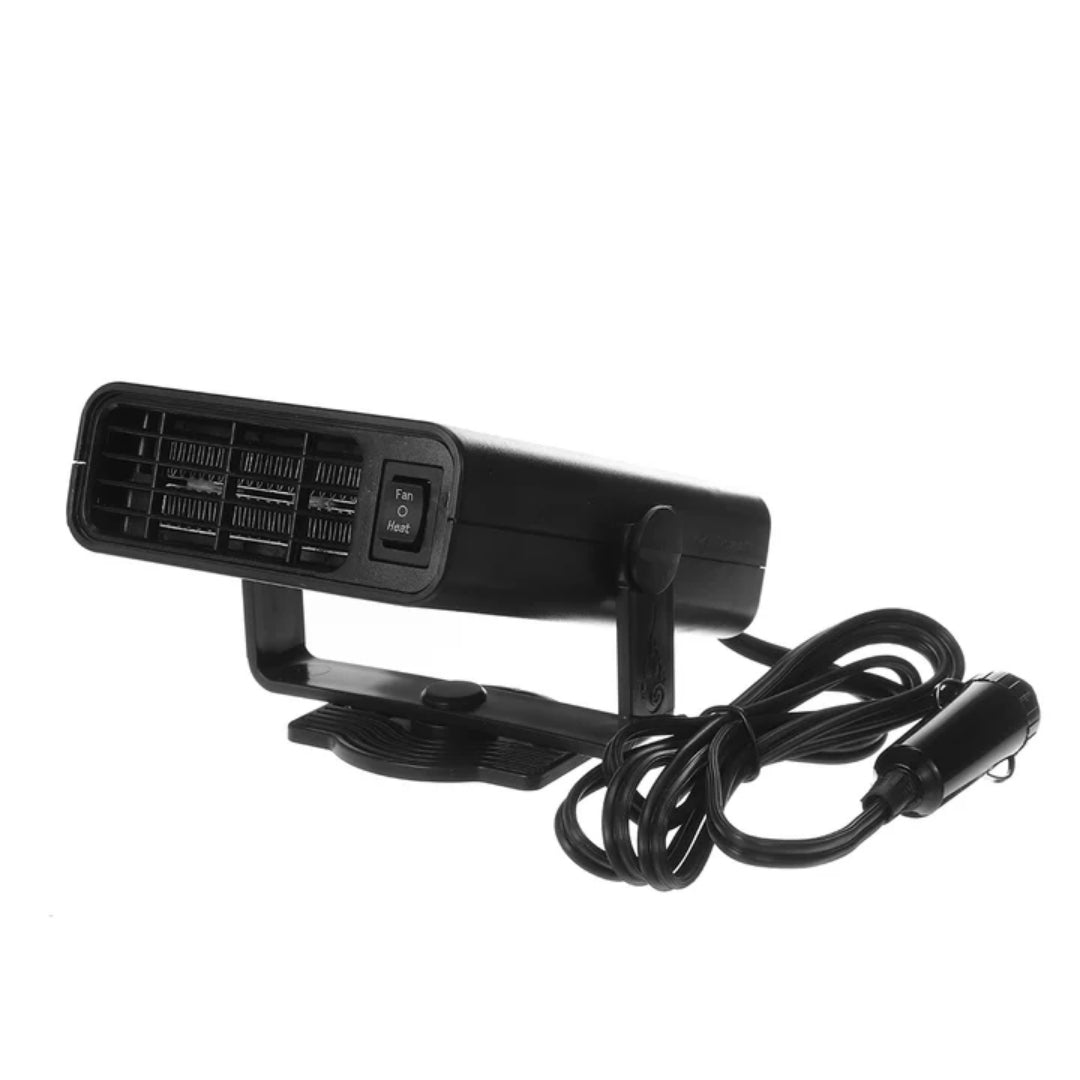 Car Heater 12V 24V Compact Black White Defroster Windshield Heater Portable Accessory | Sansoti