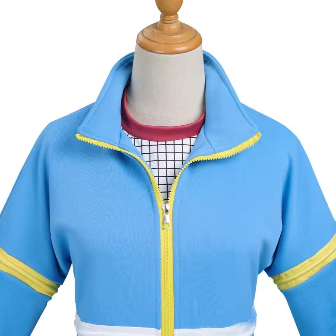 Ensemble de tenue cosplay unisexe avec sweat à capuche zippé et pantalon pour fêtes, Halloween et déguisements cosplay | Sansoti