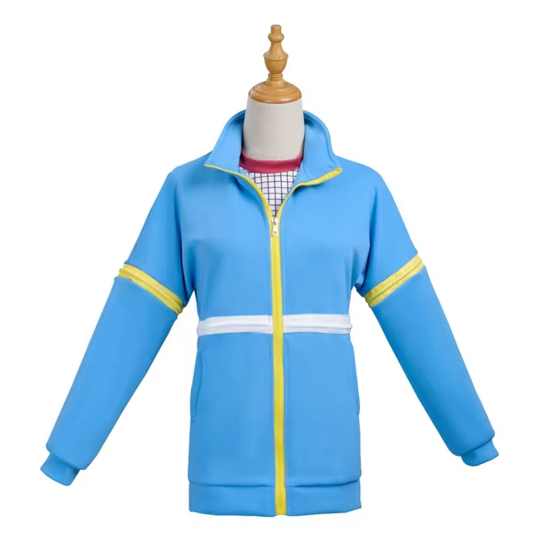 Ensemble de tenue cosplay unisexe avec sweat à capuche zippé et pantalon pour fêtes, Halloween et déguisements cosplay | Sansoti