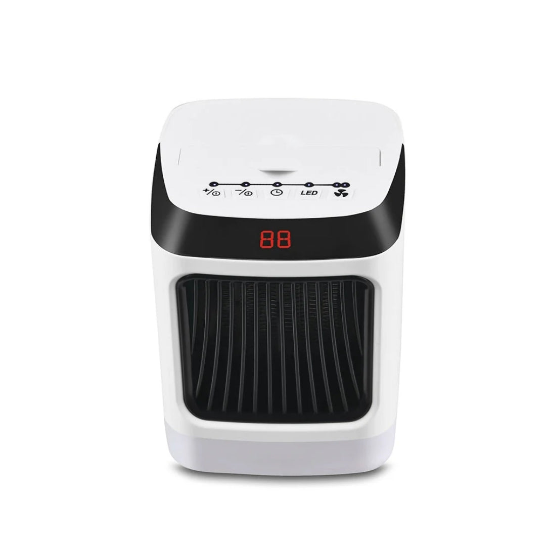 Chauffage céramique compact 50 W avec télécommande pour bureau, espace de travail, bureau à domicile et chambre | Sansoti