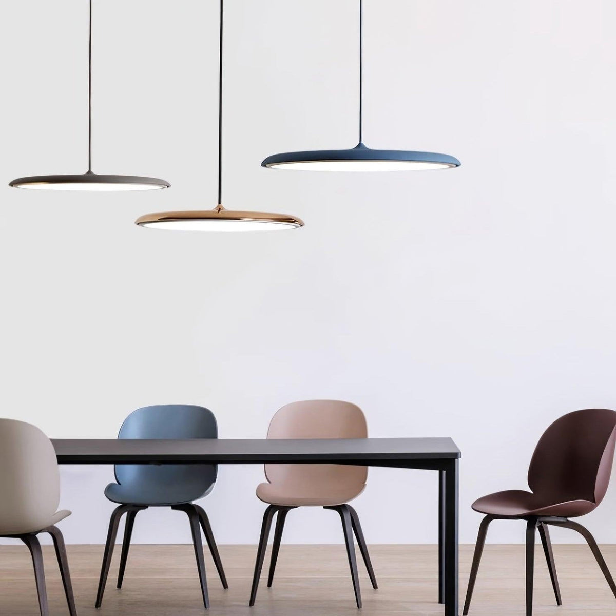 Hanglamp Metaal Acryl Dimbaar voor Keukeneiland Eettafel Woonkamer Pastelkleuren Minimalistisch Design | Sansoti