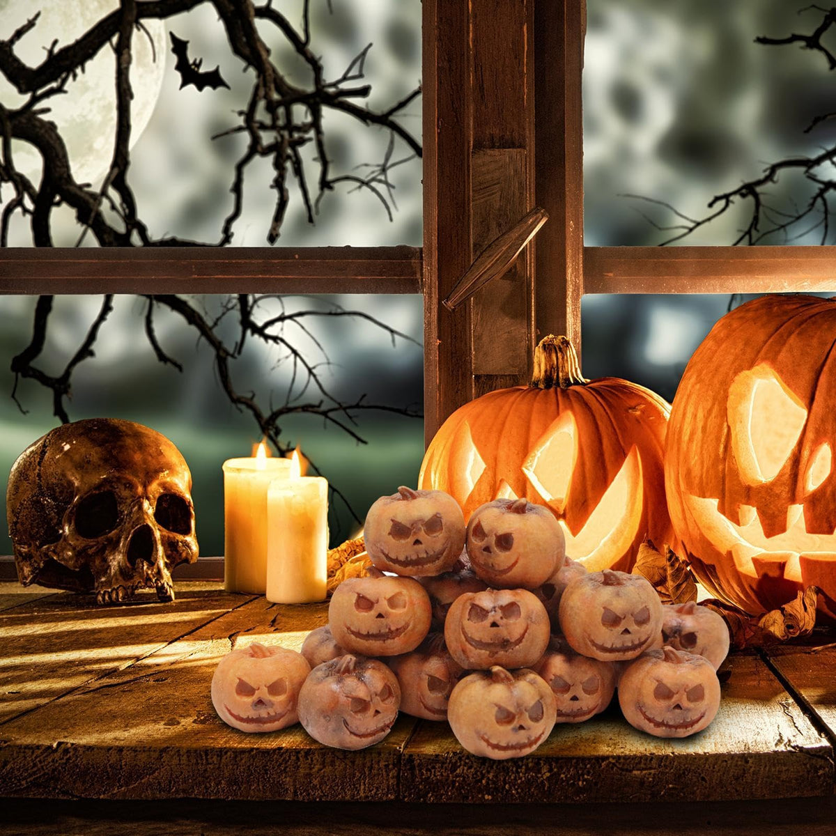 Mini Hars Pompoentjes Halloween Decoratie Knutselmateriaal Feestelijk Huisdecor Ambachten Herfstdecoratie | Sansoti