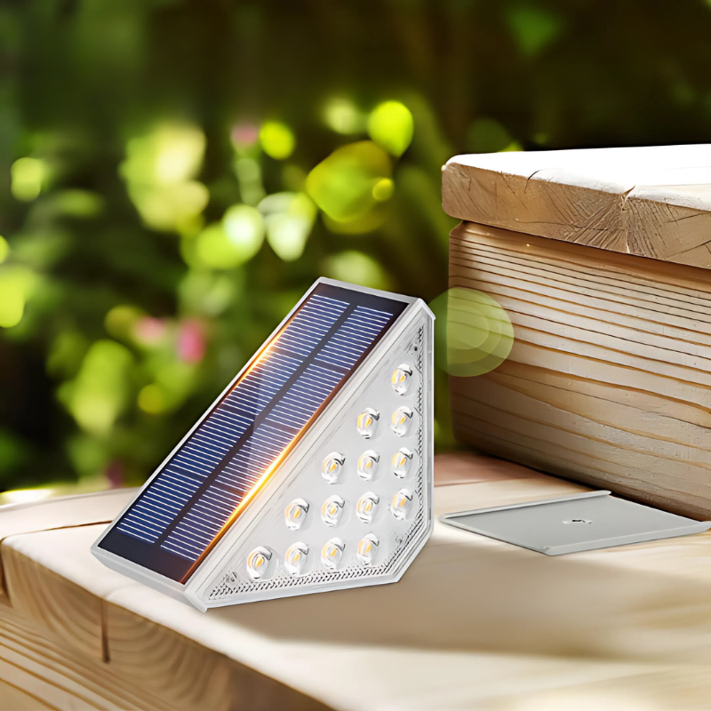 Solar Outdoor Lamp with Motion Sensor IP65 Waterproof for Stairs and Garden Paths Automatic Stair Lighting LED | Sansoti