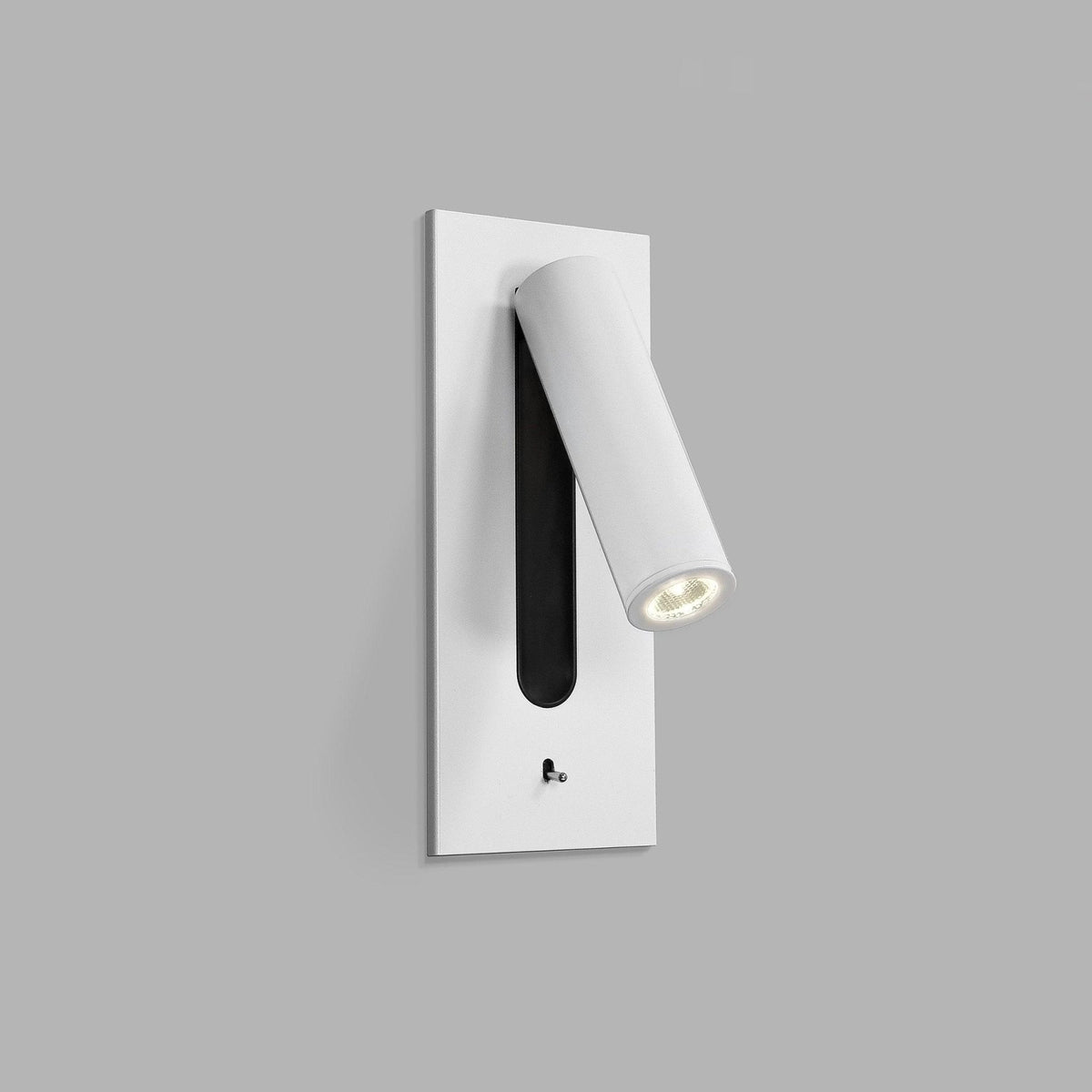 Industrielle Aluminium-Wandleuchte LED 3000K-6000K mit Schalter, minimalistische Design-Wandbeleuchtung für Innenräume | Sansoti