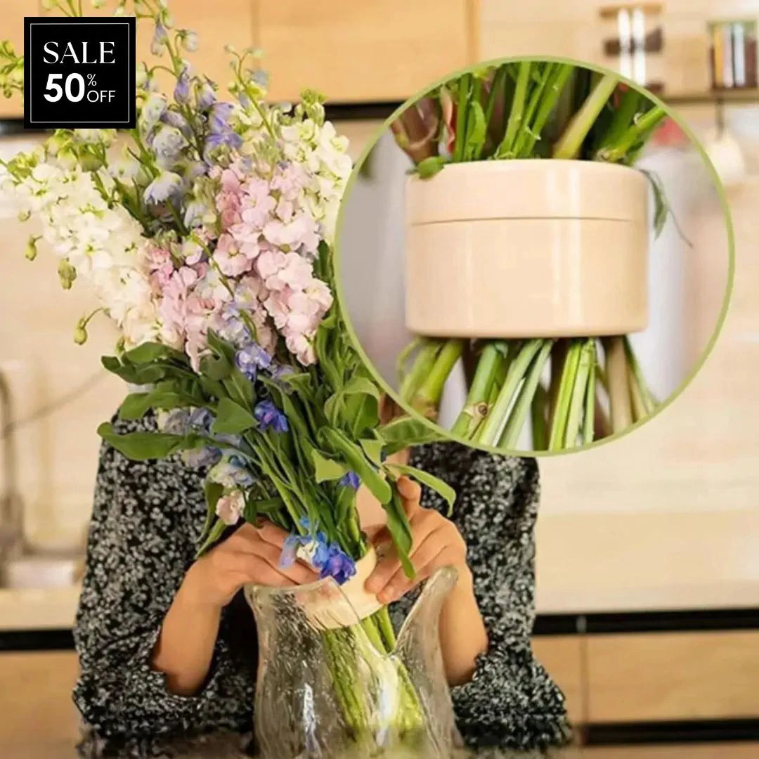 Floral Foam Holder – Adjustable Stem Organizer for Symmetrical Flower Arrangements | Sansoti
