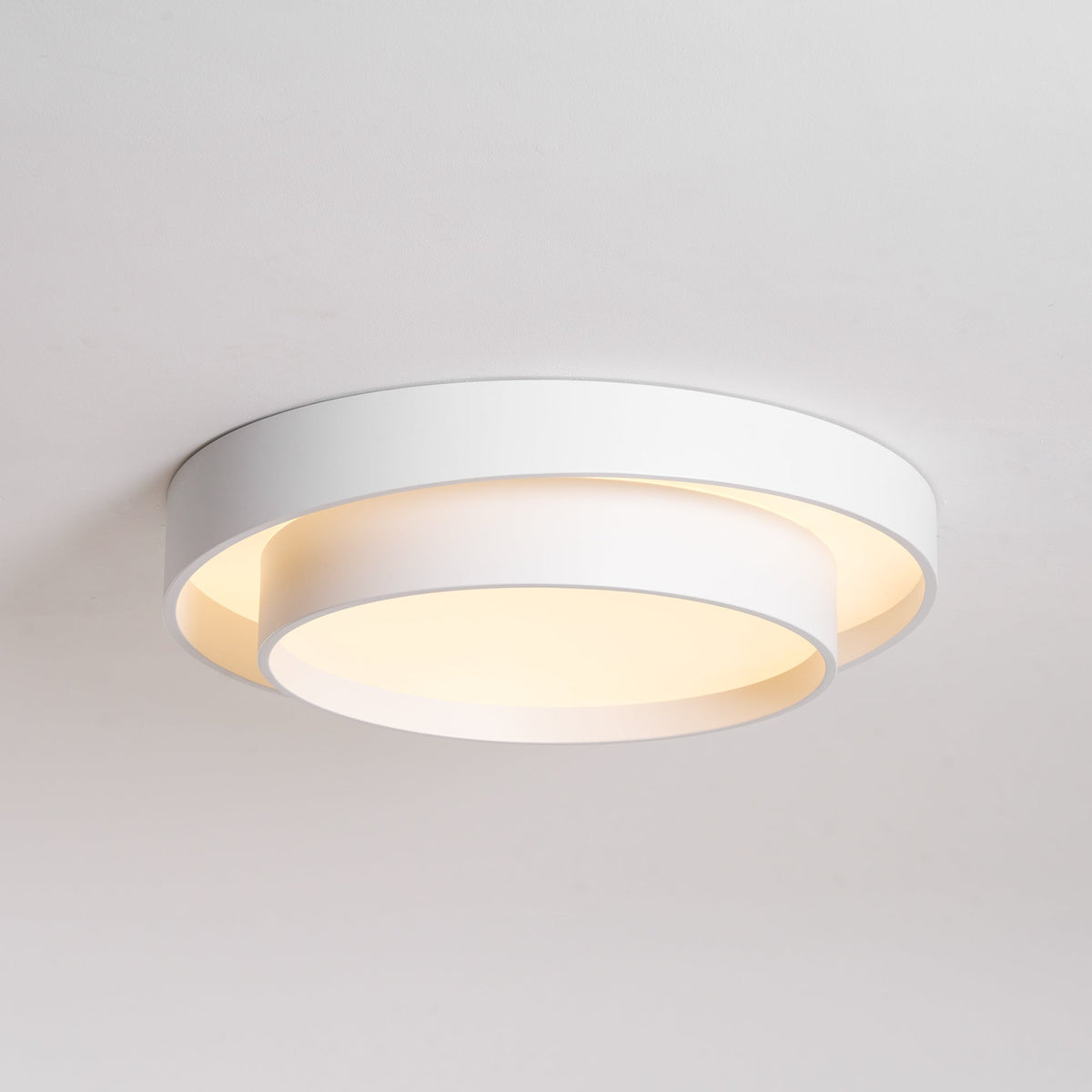 Deckenleuchte Zylinder Eisen Acryl Weiß Grau Schwarz Wohnzimmer Schlafzimmer LED 3000K 4000K 6000K Ø40 Ø50 Ø60cm Deckenlampe Dimmbar | Sansoti