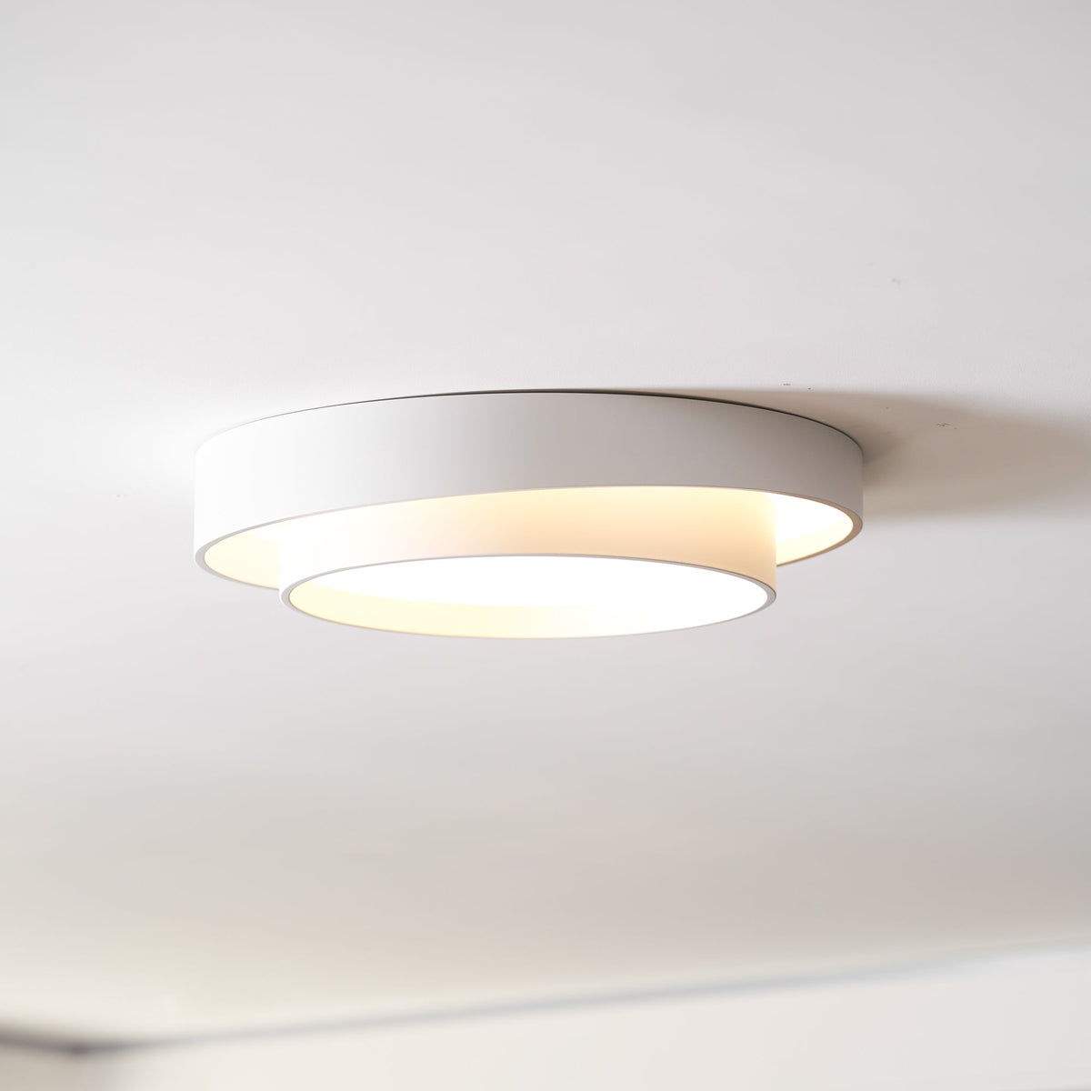 Deckenleuchte Zylinder Eisen Acryl Weiß Grau Schwarz Wohnzimmer Schlafzimmer LED 3000K 4000K 6000K Ø40 Ø50 Ø60cm Deckenlampe Dimmbar | Sansoti
