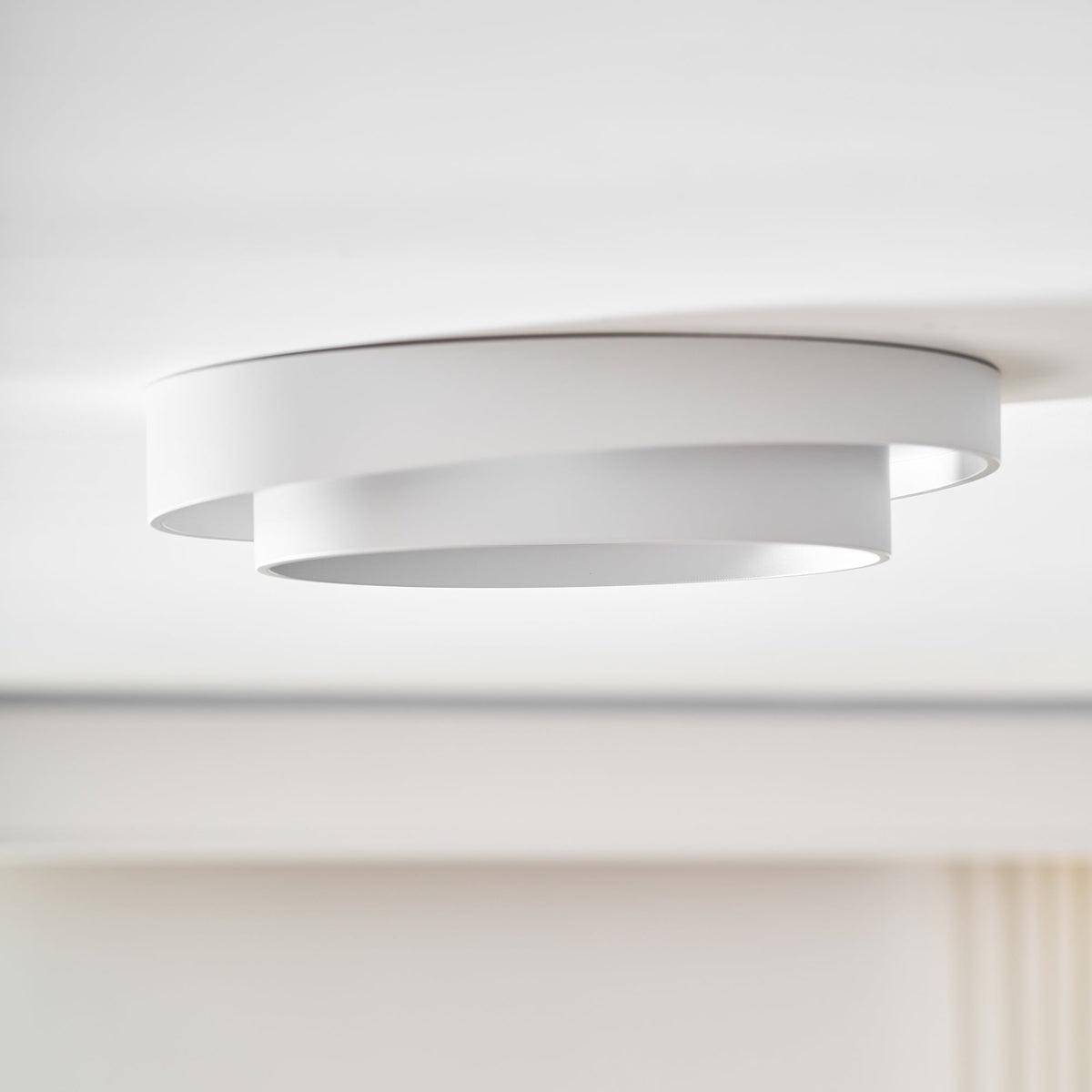 Deckenleuchte Zylinder Eisen Acryl Weiß Grau Schwarz Wohnzimmer Schlafzimmer LED 3000K 4000K 6000K Ø40 Ø50 Ø60cm Deckenlampe Dimmbar | Sansoti