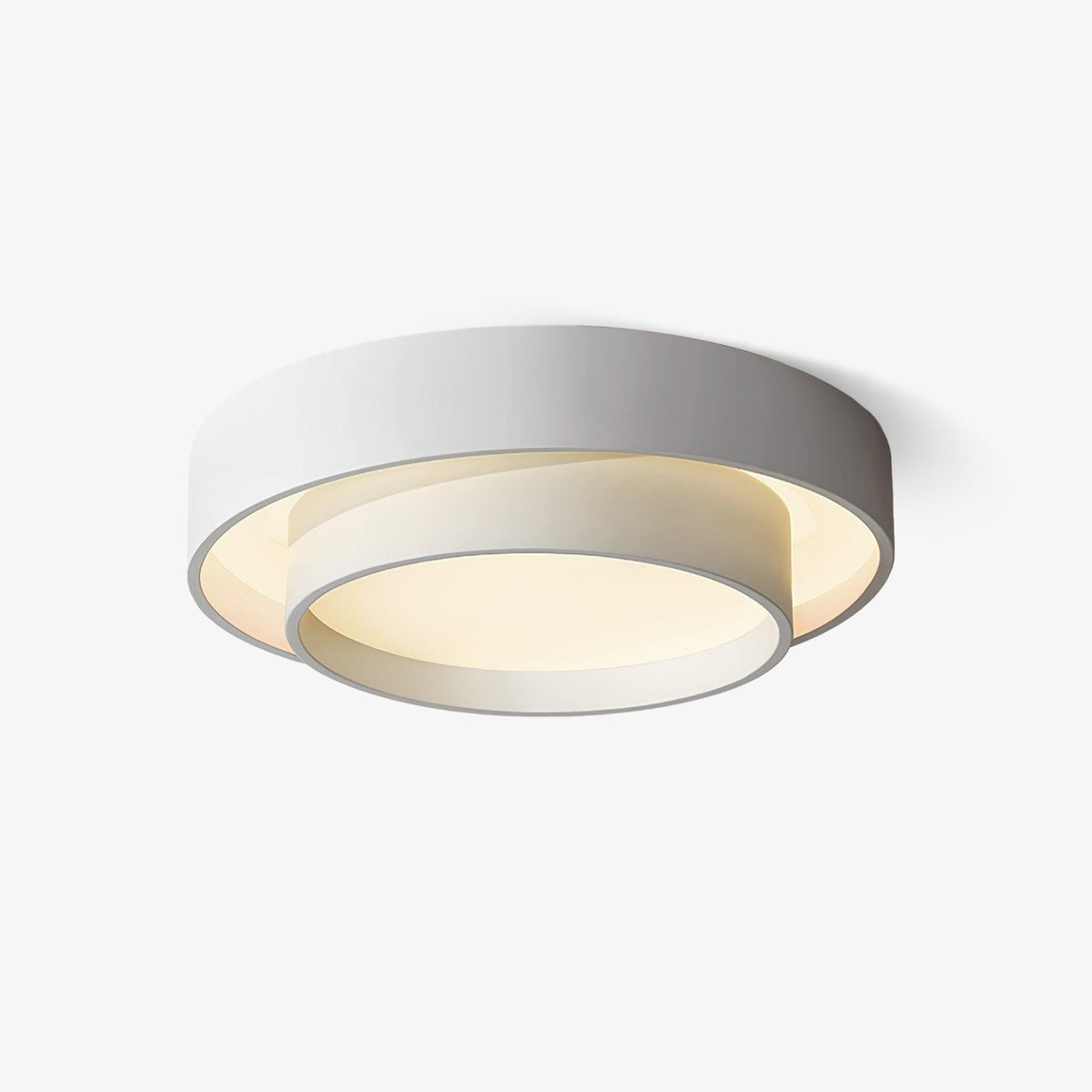 Ceiling Lamp Cylinder Iron Acrylic White Gray Black Living Room Bedroom LED 3000K 4000K 6000K Ø40 Ø50 Ø60cm Ceiling Light Dimmable | Sansoti