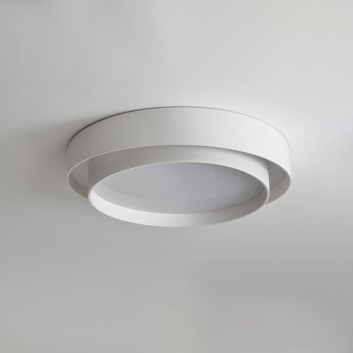 Deckenleuchte Zylinder Eisen Acryl Weiß Grau Schwarz Wohnzimmer Schlafzimmer LED 3000K 4000K 6000K Ø40 Ø50 Ø60cm Deckenlampe Dimmbar | Sansoti