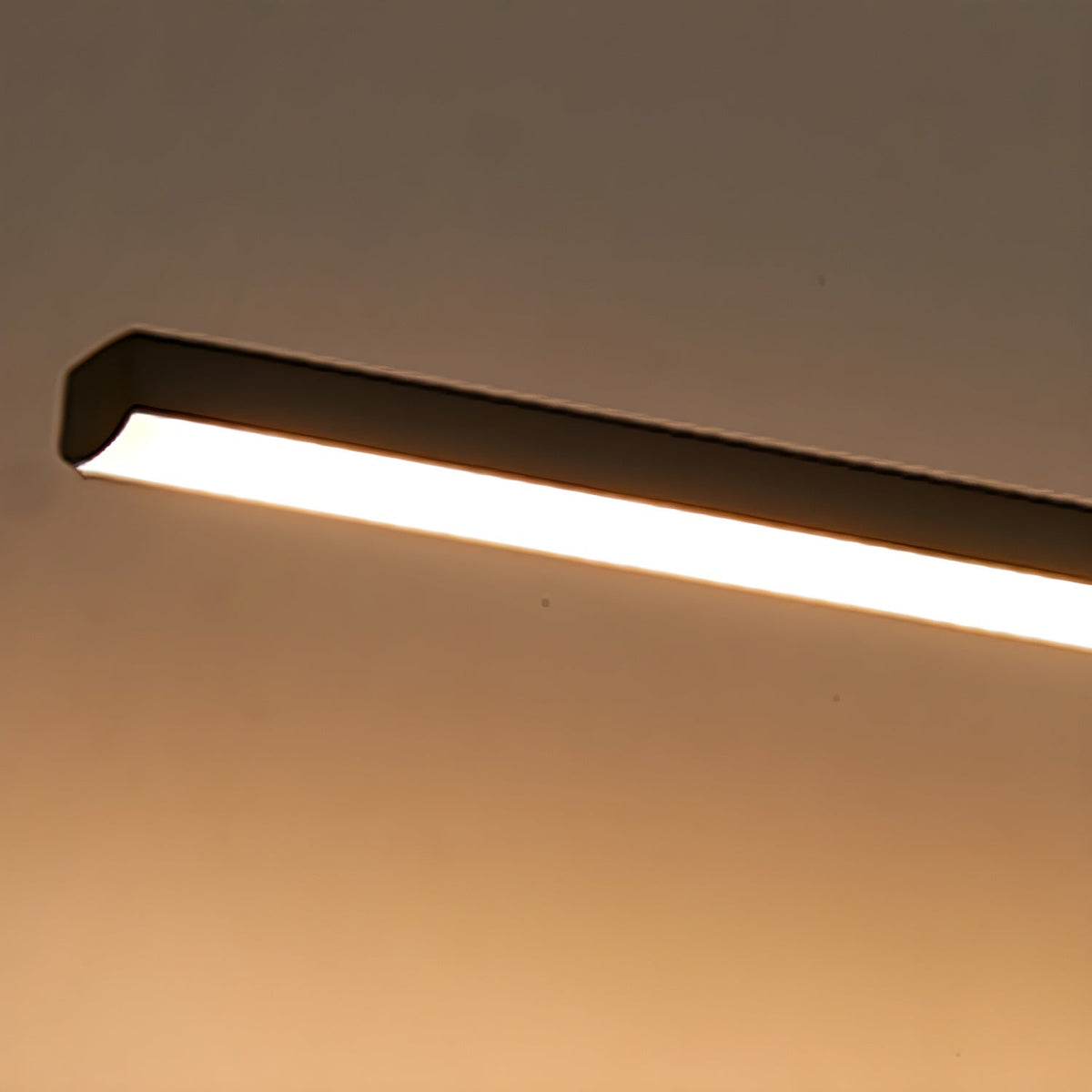 Linear Mirror Lighting Metal – Integrated LED Wall Lamp in Black – 3 Lengths | Sansoti