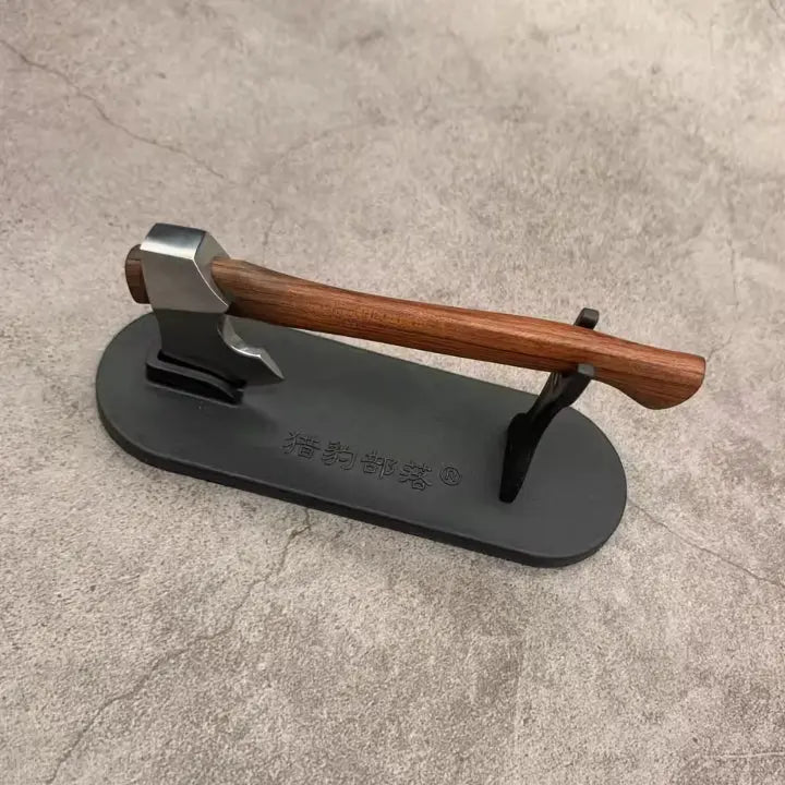 Mini dekorative Axt-Ornament Metall und Holz mit rustikalem Ständer Schreibtisch Geschenk | Sansoti