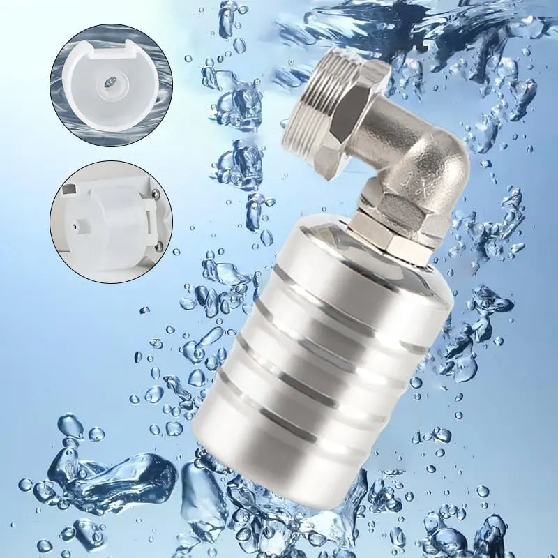 Schwimmerventil aus Edelstahl, automatische Wasserstandsregelung für Teich, Reservoir, Tank und Wasserversorgung | Sansoti
