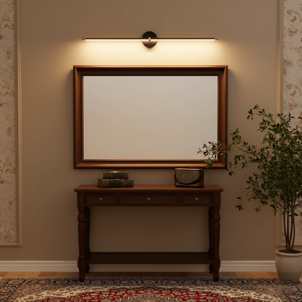 Lineare Edge-LED-Wandleuchte – 68/98/128 cm – Schwarz/Gold – Warmweiß/Neutralweiß/Kaltweiß – Dimmbar erhältlich – Bad-/Spiegel-/Kunstbeleuchtung | Sansoti