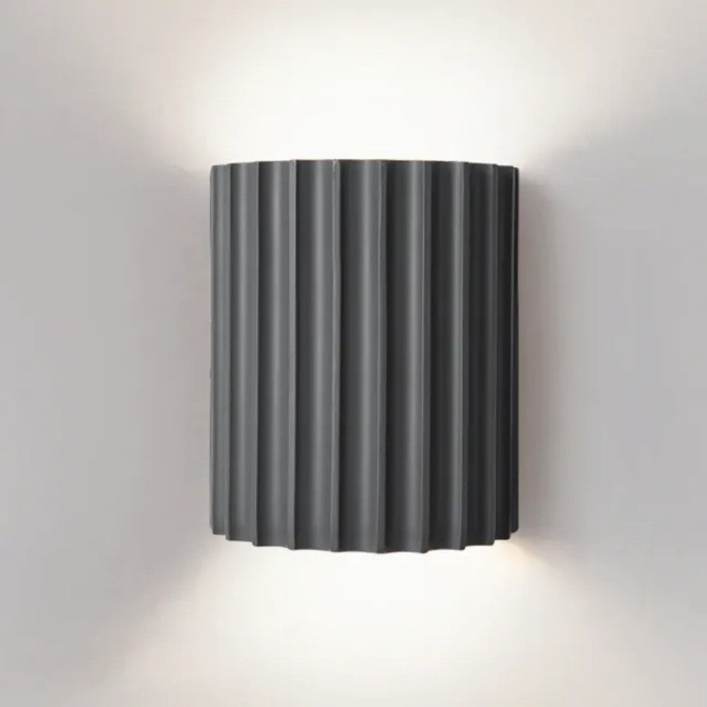 Wandleuchte Resin Halbrund Minimalistisch G9 LED Schlafzimmer Flur Wohnzimmer Modern | Sansoti