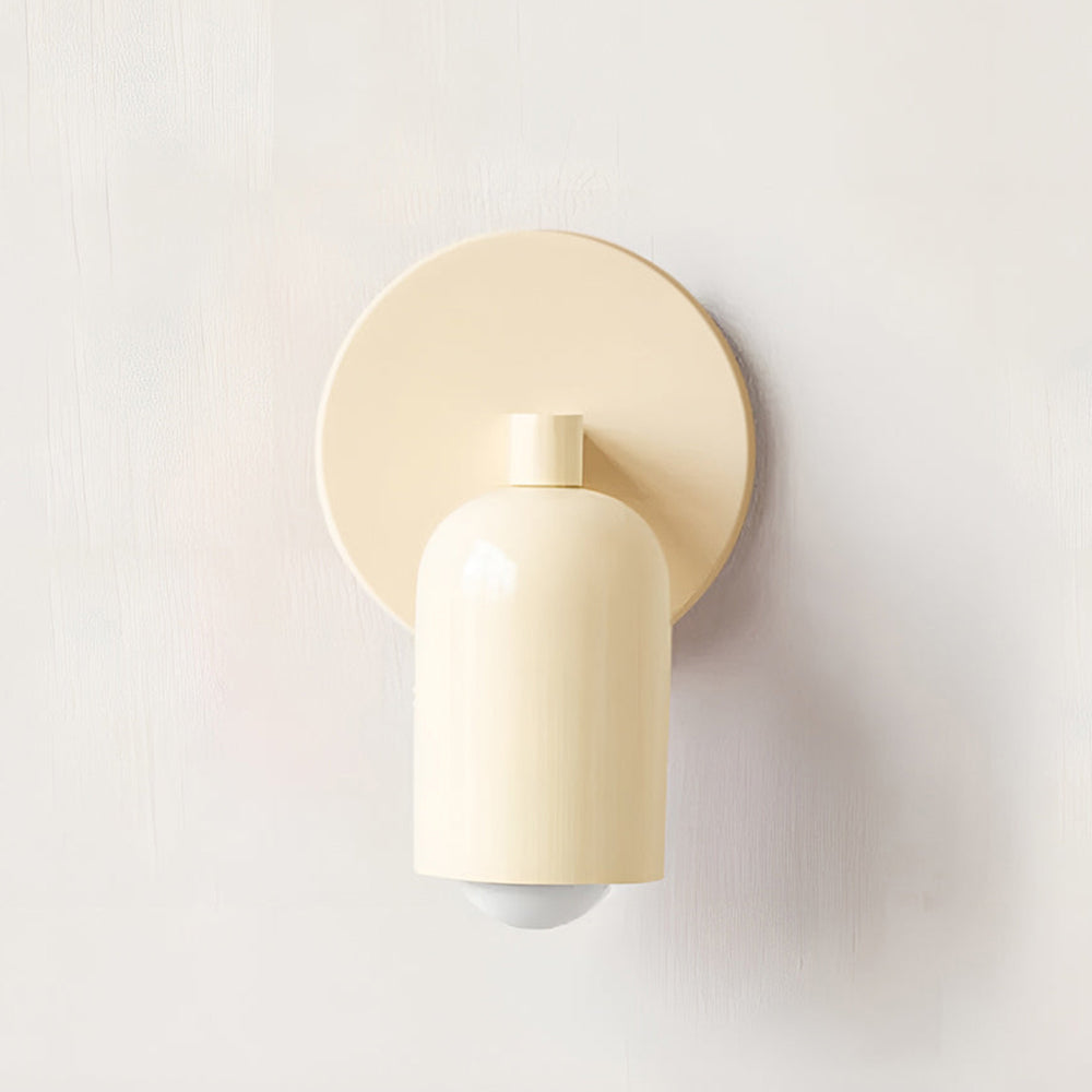Compacte Matte Metalen Wandlamp E27 voor Gang, Trap en Slaapkamer – Moderne Binnenverlichting Inclusief LED | Sansoti