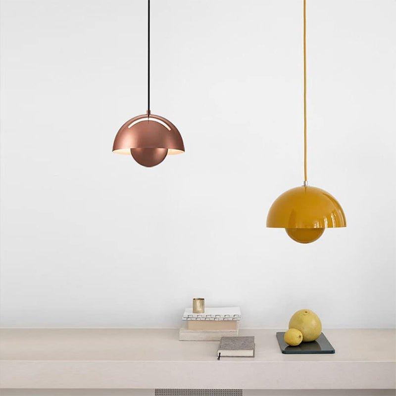 Hanglamp Scandinavisch LED Aluminium Rond Design Modern Kleuren E27 | Sansoti