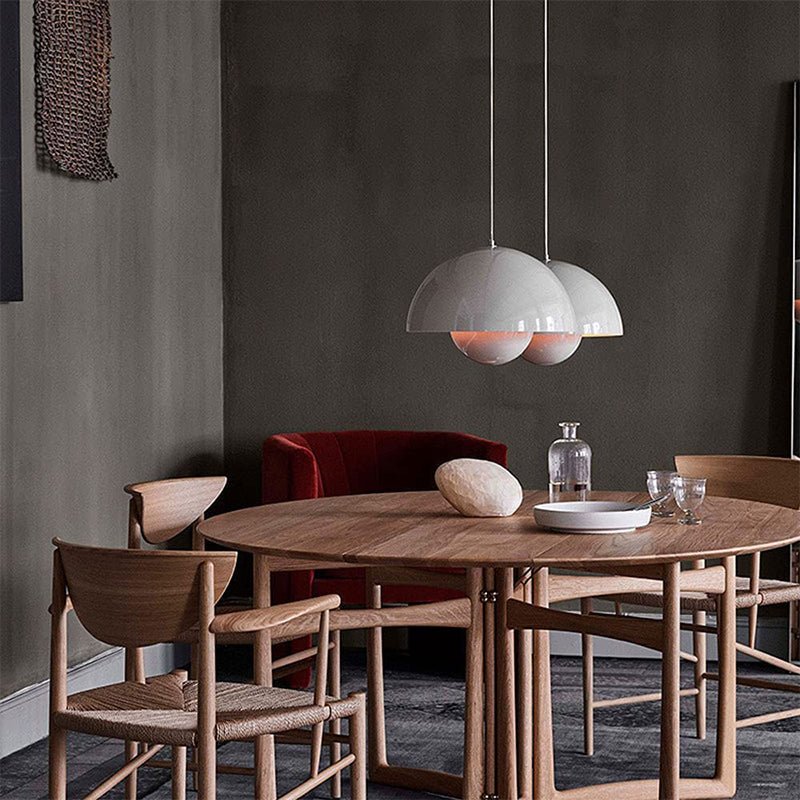 Hanglamp Scandinavisch LED Aluminium Rond Design Modern Kleuren E27 | Sansoti