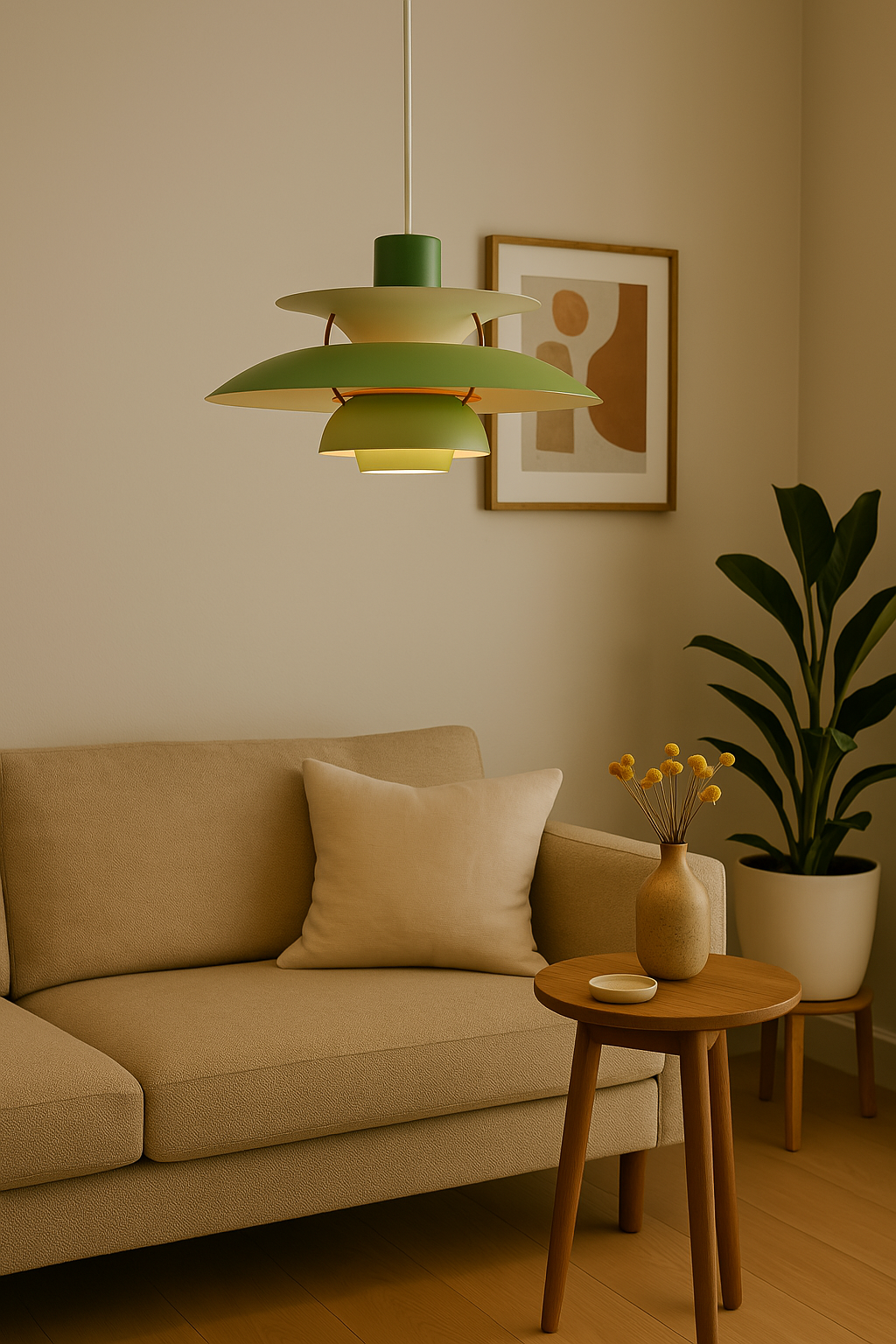 Round LED Ceiling Lamp Dimmable 30cm Warm White 3000K Aluminum Acrylic Minimalist Design for Living Room Bedroom Dining Room Home Office | Sansoti